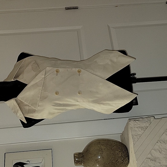 Anne Klien| 🔥Vintage Ivory/Cream Blazer Vest Size 6/M - Picture 3 of 14